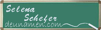 Selena Schefer Visitenkarte